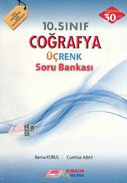 Üçrenk 10. Sınıf Coğrafya Soru Bankası kitabı