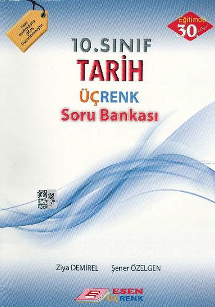 Üçrenk 10 . Sınıf Tarih Soru Bankası kitabı