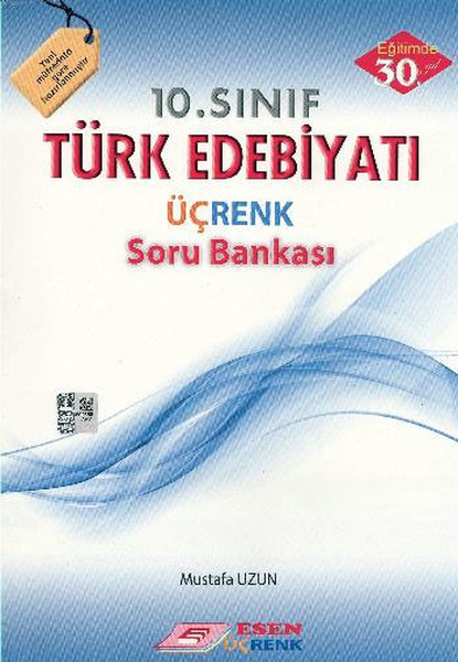 Üçrenk 10. Sınıf Türk Edebiyatı Soru Bankası kitabı