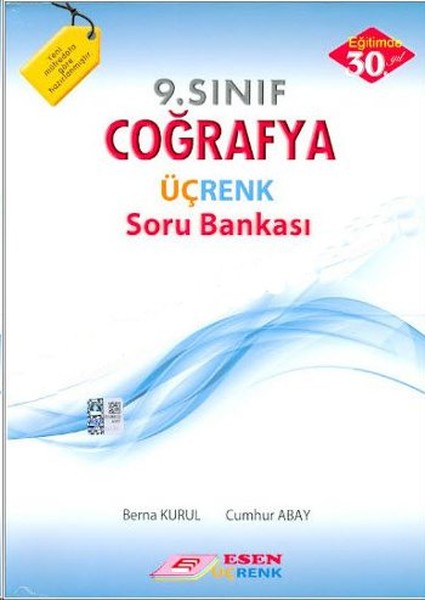 Üçrenk 9. Sınıf Coğrafya Soru Bankası kitabı