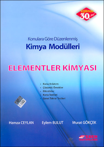 Modül Elementler Kimyası kitabı