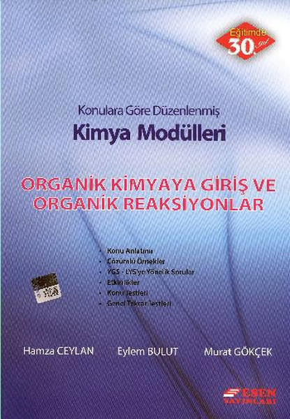 Modül Organik Kimyaya Giriş kitabı