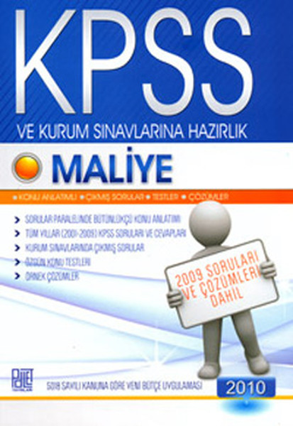 Kpss Ve Kurum Sınavlarına Hazırlık Maliye 2010 kitabı