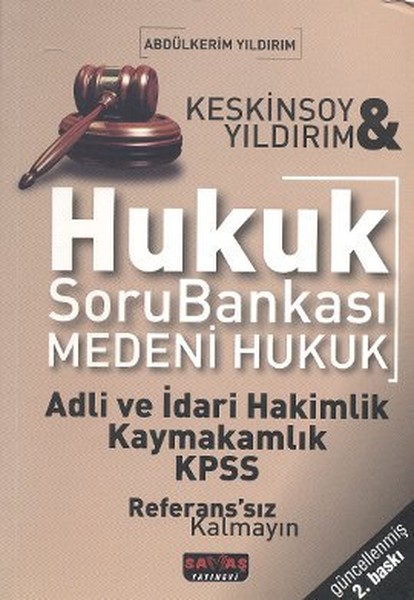 Hukuk Soru Bankası Medeni Hukuk kitabı