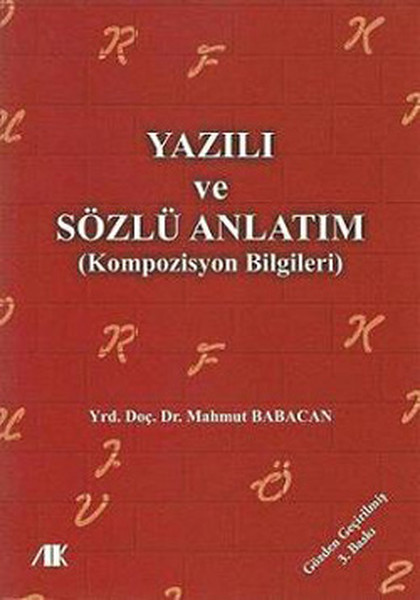 Yazılı Ve Sözlü Anlatım kitabı