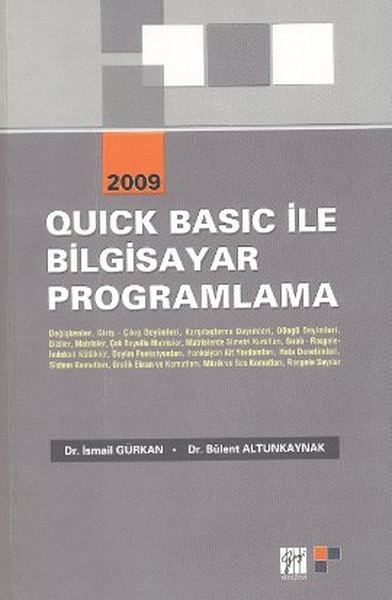 Quick Basic İle Bilgisayar Programlama kitabı