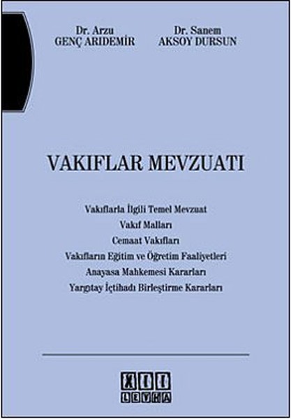 Vakıflar Mevzuatı kitabı