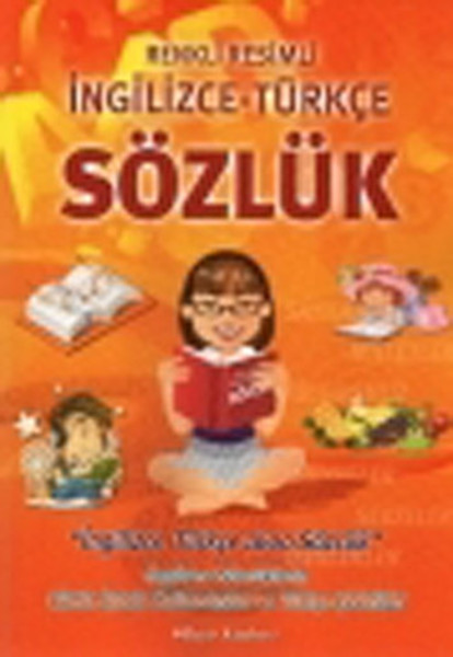 Renkli Resimli İngilizce-Türkçe Sözlük kitabı