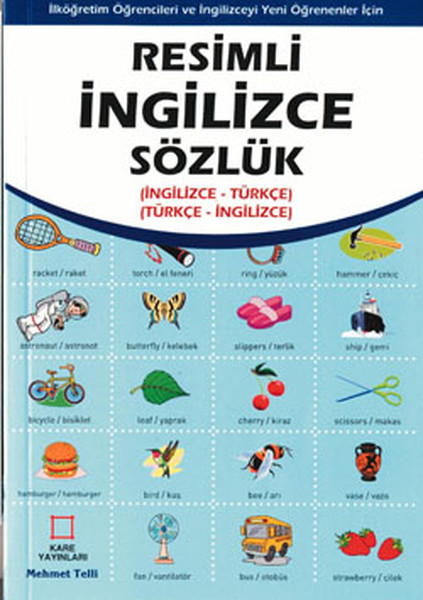 Resimli İngilizce Sözlük kitabı